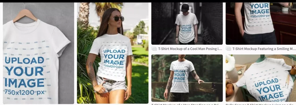 Placeit is one of the best black t-shirt mockup online tool to be used for beginners